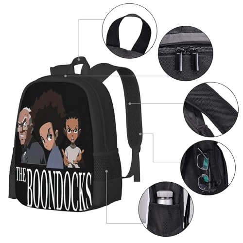 The Cute Boondocks Unisex Fitness Bag, Backpack for Camping Convenient Business Backpack Computer Bag for Men and Women4