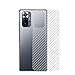 YSJJZRL 3 Pcs Anti-scratch Non-slip Carbon Fiber Back Cover Protector Film For Redmi Note 12 Pro/12/11/10/9T etc (For Redmi Y1)