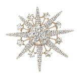 Mrkeung Spille e fermagli gioiello da donna Brooch Pins Clips Abbigliamento Gioielli Cristallo Accessorio per le donne-803