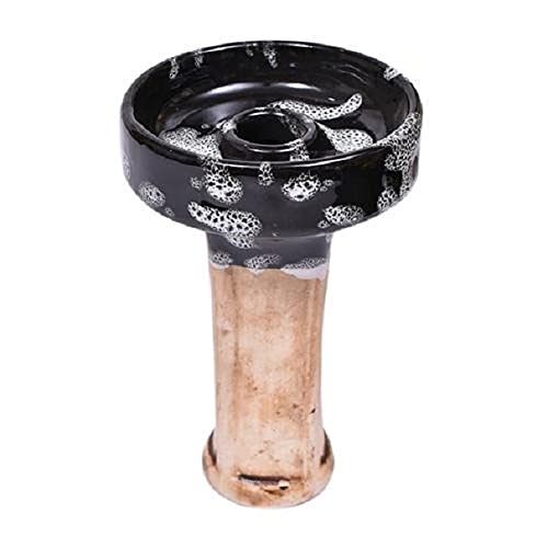 PUFF SMART Phunnel Bowl/Chillum Black Colour Unique Design and Long Lasting Flavour Shisha Chillum (Compatible with Any Hookah)