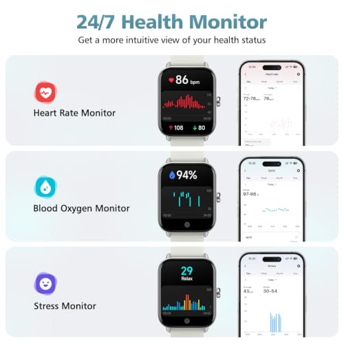 Image of Smart Watch for Android Phones & iPhones, 120+ Sport Modes Fitness Watch