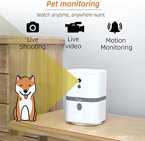 Petalk AI II Dog Camera Automatic Treat Dispenser — alternate angle
