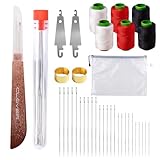 37-teiliges Nähnadeln Set aus Edelstahl,Nähset Reise mit Nähzubehör,Sewing Tool Set,Big Eye Stahl-Nähnadel,ragbares Nähzubehör,für Anfänger Kinder Erwachsene Verwandte und Freunde Zuhause