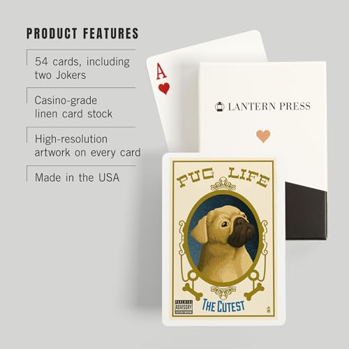 Lantern Press Baraja Póker 52 Cartas para Adultos miniatura 3
