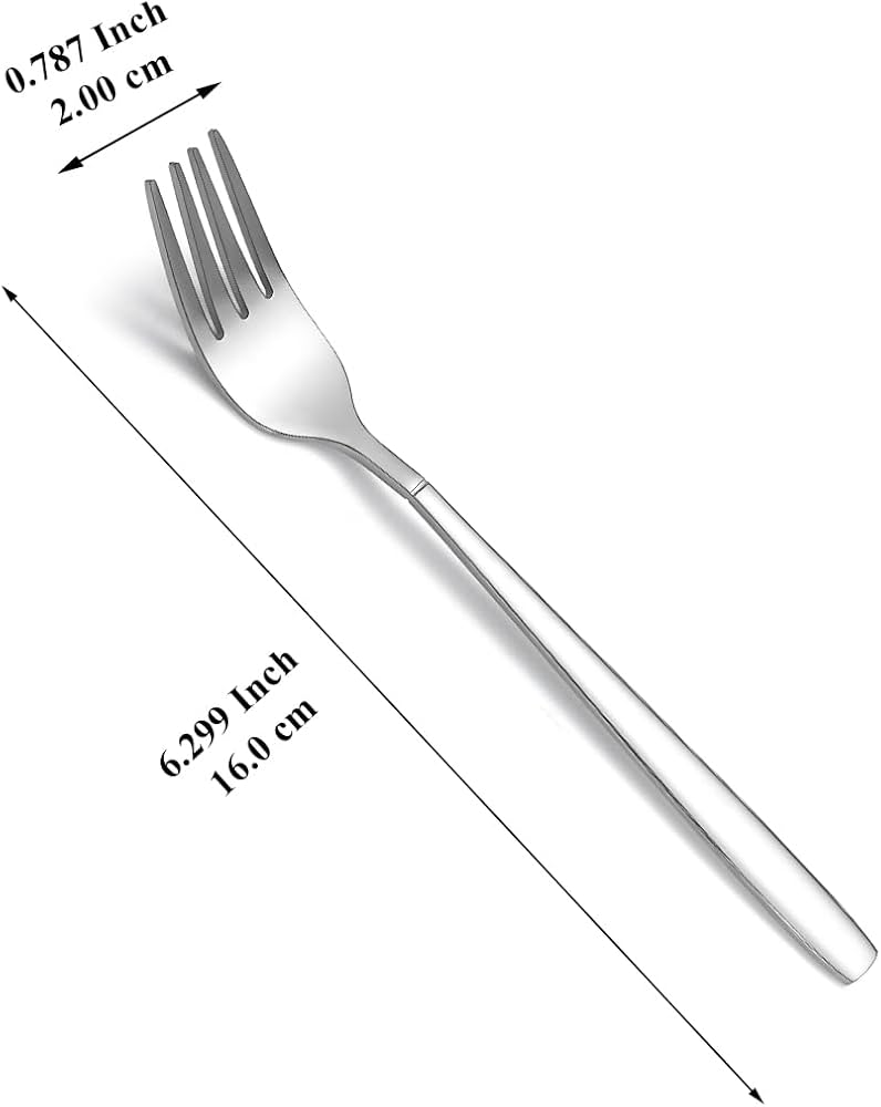 Annlpoy 2 pezzi set di forchette per patate in acciaio inox per sbucciare le patate Robusti