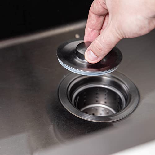 Colador para fregadero de cocina acero inoxidable 2 unidades miniatura 5