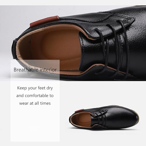 Mens Casual Oxford Shoes Comfort Walking Sneakers for Male Slip-On Fashion Business Work Office Dress Shoes4