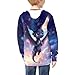 DISNIMO Moon Dragon Kids Athletic Hoodies Size 8-10 Zip Up Hoodie Jacket for Girls Trendy Sweatshirt Long Sleeve Pullover Top Youth Fall Outfits Fashion Hooded Shirt