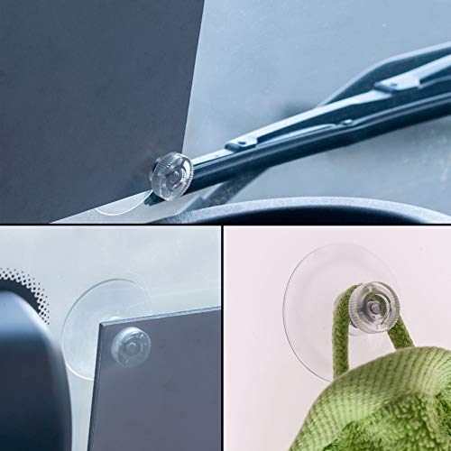 DIYexpert 4x/8x/12x/20x zuignap, Ø 30 mm / Ø 40 mm / Ø 50 mm met schroefdraad, M4 x 6 mm / M4 x 10 mm incl. transparante… - Image 5