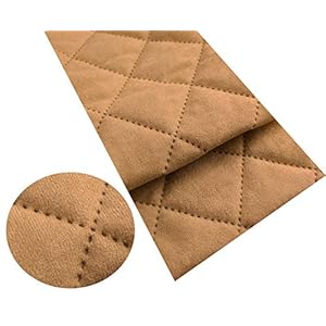 Microvezel Alkan imitatie, gewatteerde stoffering, meubelstof, per meter, bekledingsstof, suède, 50×150 cm (BEIGE 66)