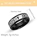Vivaday Modern Cross Symbol JESUS Religious Fashion Ring | Motivational Prayer Rings | Geometric Design Faith | Timeless Christian Jewelry-Size 11 YA6266