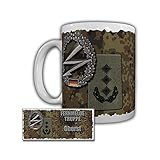 Tasse Fernmeldetruppe Oberst Rangabzeichen Eurokorps Schulterabzeichen #29532