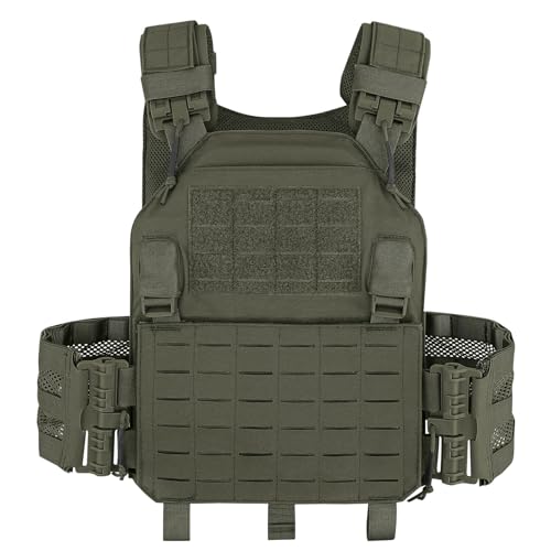 PETAC GEAR Laser-Cutting Vest for Men — Quick Release Modular Lightweight MOLLE Weighted Training Vests. …