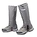 TRIWONDER Leg Gaiters Waterproof Snow Boot Gators Hiking Gaiters Men Women for Walking Climbing Hunting Cycling Backpacking Lightweight Rain Shoe Gaiters (1 Pair) (Grey, XL)