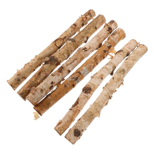 ARTIBETTER 6Pcs Natural Birch Wood Craft Sticks for DIY Projects Rustic Twigs for Home Vase Decor Versatile Craft Supplies for Floral Arrangements and Decorative Use