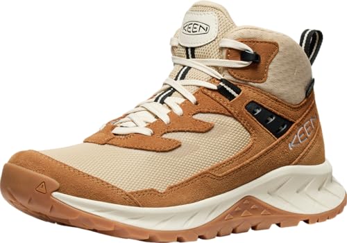 KEEN Women's Hightrail Mid Height Durable Lightweight Breathable Leather Waterproof Hiking Boots,...