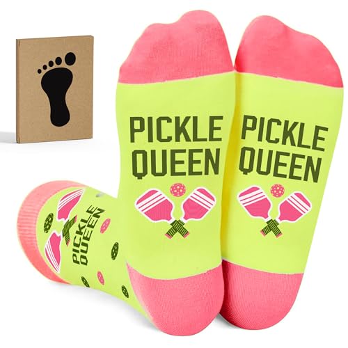 Pickleball Gifts for Women - Womens Stocking Stuffers Christmas Socks Funny Socks Outdoor Sport Accessories Gifts for Pickleball Lovers Sport Gear & Stocking Stuffers