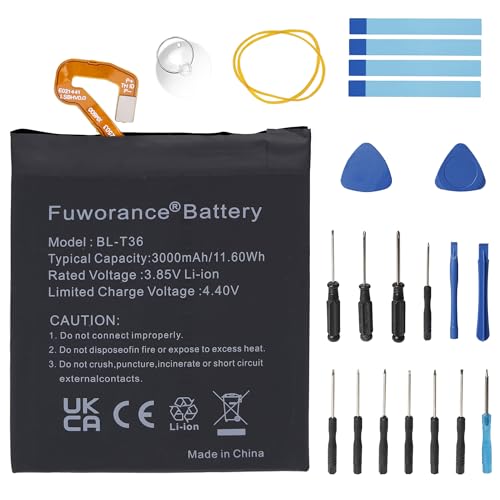 Fuworance 3000mAh 3.85V BL-T36 Batterie de Rechange Compatible avec LG K10 K11 K11+ K30 LTE K30 Xfinity L413DL LMX410EOW X410X X410AS X410E X410L X410S Téléphone Intelligent Mobile Batterie li-ION