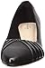 Clarks womens Linvale Crown Pump, Black Leather, 9 US