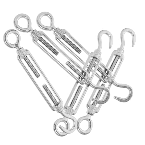 M6 Tensores Ojal de Acero Inoxidable para Tensión de Cuerda, Pack de 5 miniatura 1