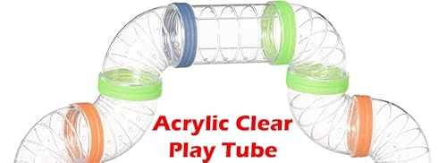 image for Mcage Large 5-Floor Twin Towner Play Tube Habitat Syrian Hamster Roden