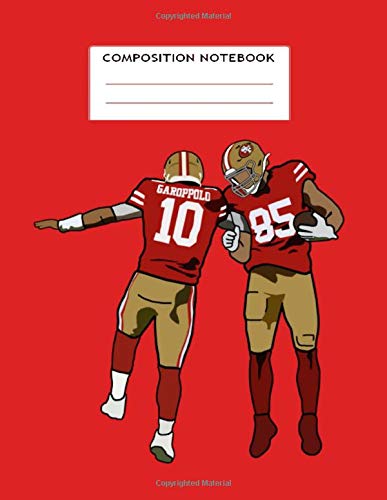 Télécharger Composition Notebook Wide Ruled: San Francisco 49ers NFL NFC Football Notebook Journal for Boys, Sup Gratuit