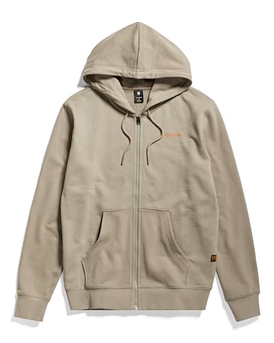 Miniatura 5 de G-Star Para Hombre Sudadera Back Graphic Zip Through Hooded, Verde Shamrock D24769-D562-2199 , M