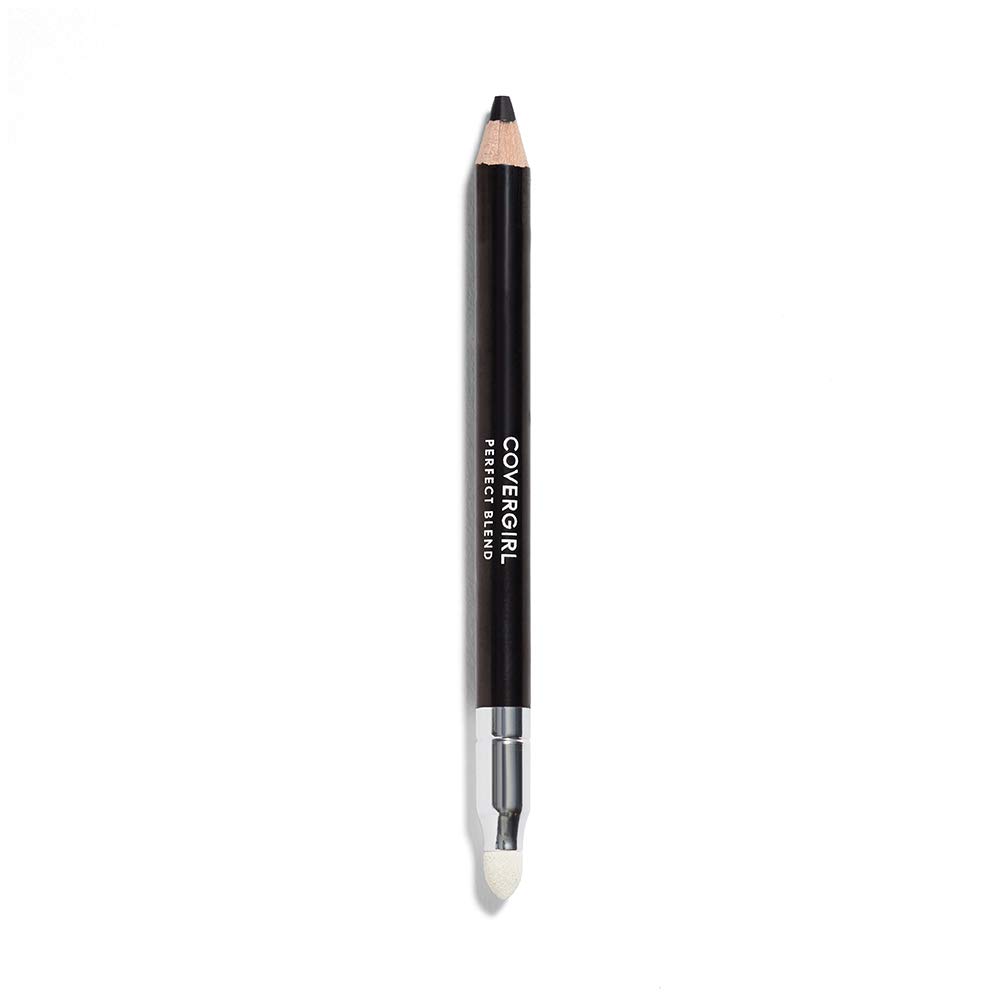 COVERGIRL Perfect Blend Eyeliner Pencil Basic Black 1 Count 03 oz Eyeliner Pencil with Blending Tip For Precise