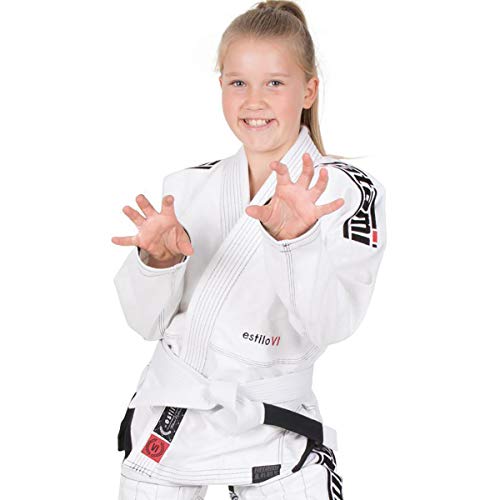 Tatami Fightwear Kids Estilo 6.0 BJJ Gi - White & Black - M00