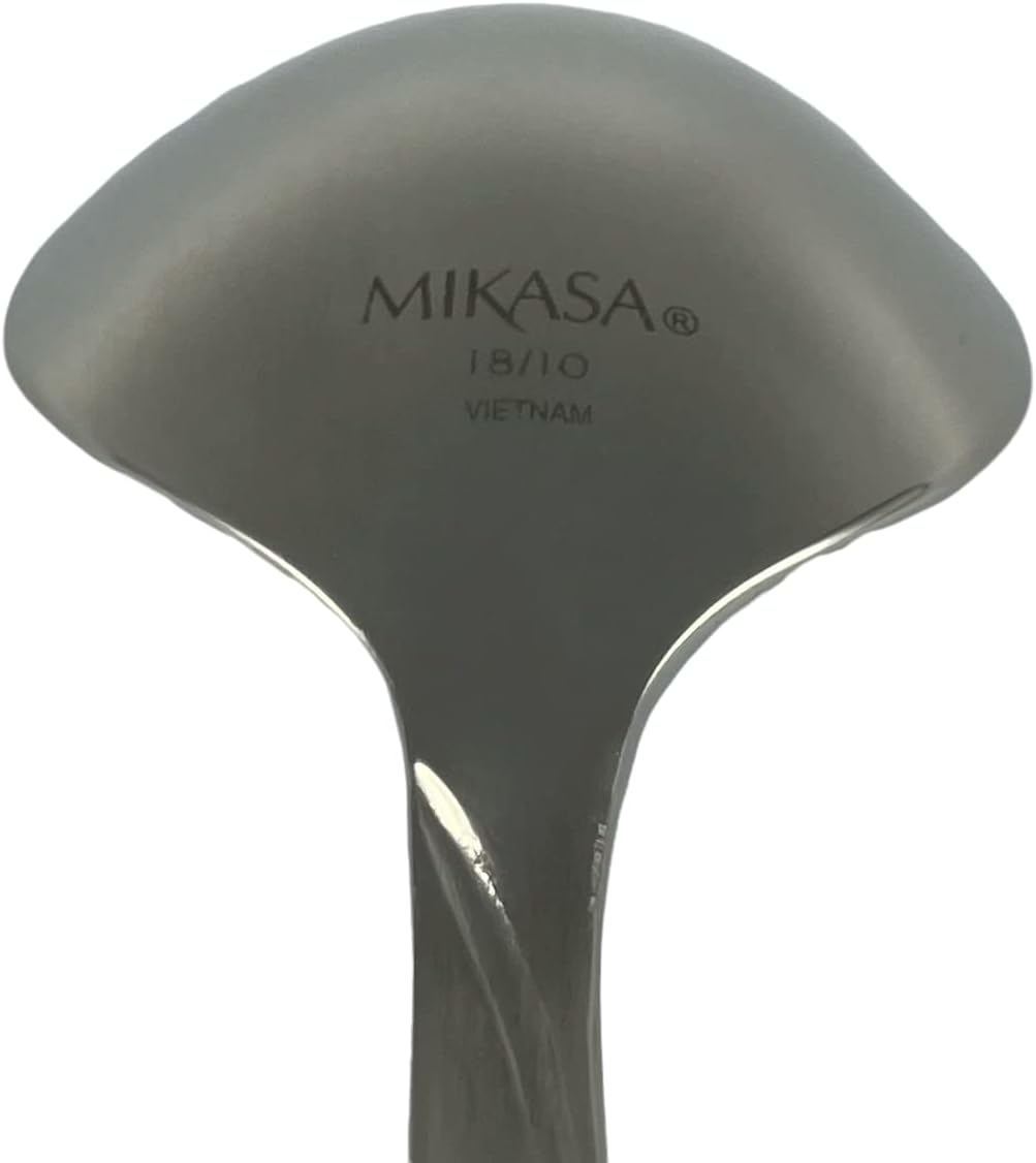 Mikasa Cocoa Blossom 18/10 Stainless Steel Teaspoon (Set of Four)