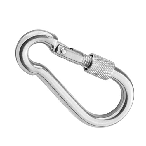 Tongina Mosquetão De Bloqueio De Rede Hammock Hanging Buckle Keychain Camping Hiking Swing