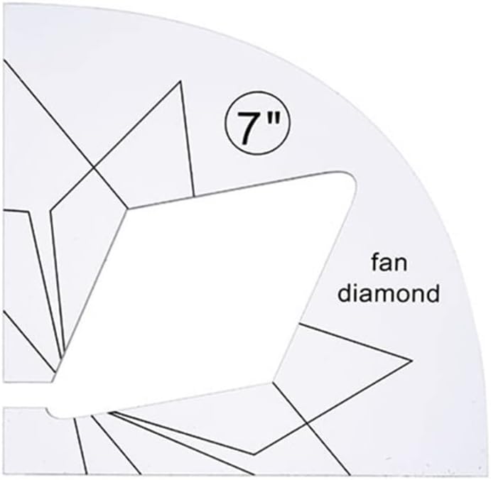 11 PCS Free Motion Quilting Template Set, Free Motion Quilting Rulers, Machine Quilting Rulers, Acrylic Templates for DIY Quilting Gift on Sewing Machine Ruler