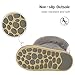 KVbabby Girls Winter Boots Toddler Snow Boots Kids Warm Shoes Fur Lined Fashion Ankle booties Non-Slip Grey B 11 M US Little Kid=CN 30
