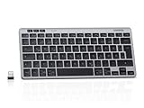 UGREEN Bluetooth Tastatur Kabellos (BT5.3+2.4G), Schlanke Scherenmechanik für Leises Tippen, Bis zu 500 Tage Akkulaufzeit, Kompatibel mit Windows/macOS/Android, Tragbare Mini Tastatur-QWERTZ Layout