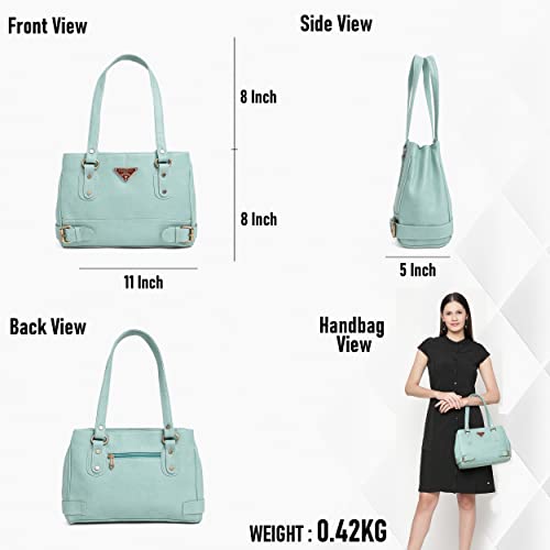 Image of Fostelo Women's Nightingale Satchel Tote Handbag for Women | Ladies Purse | Stylish Shoulder Bag | Gift For Women