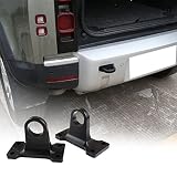 Aluminum Alloy Iron Rear Bumper Tow Hook Rescue Accessories 2PCS for Land Rover Defender 110 2020-20