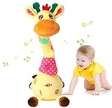 【Girafe à volume réglable】 La girafe en peluche musicale améliorée dispose d'une fonction de réglage du volume, vous pouvez régler le volume à différents niveaux selon vos besoins