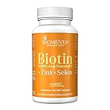 haarwuchsmittel test rtl Hochdosiert und vegan: 12.500 µg Biotin + Zink Bisglycinat + Selen je Tablette. Nur 1 kleine Biotin Tablette täglich. Sie erhalten 365 vegane Biotin Tabletten als 1 Jahreskur