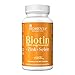 BIOMENTA Biotin hochdosiert 12.500 mcg + Zink + Selen - 365 Biotin Tabletten Vegan - Jahreskur