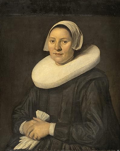 Peinture pour décoration salon : toile haut de gamme portrait de femme Frans Hals