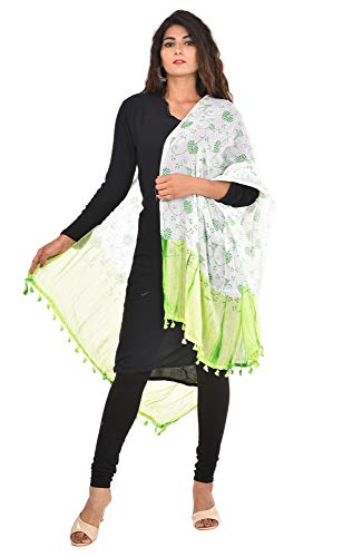 Image of Women's Solid Cotton Dupatta