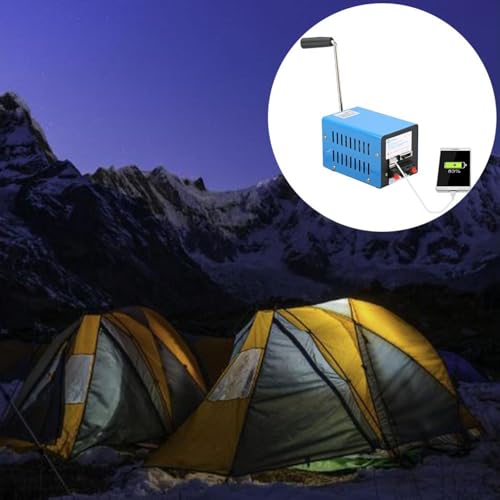 Générateur manuel à manivelle 20W chargeur alimentation secours durable multi-tension - 3