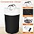 BlissTotes 90L Laundry Basket, Freestanding Laundry Hamper, Collapsible Dirty Clothes Hamper, Waterproof Fabric with Foam Protected Aluminum Handles for College, Dorm, Family (Black)