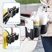 Baby Stroller Cup Holder with Phone Holder, 3-in-1 Bottle Holder, 360 Removable Degrees Rotation Drink Holder for Wheelchair, Stroller, Bike, Walker, Scooter, Bicycle, Uppababy, Nuna, Bugaboo, Doona.