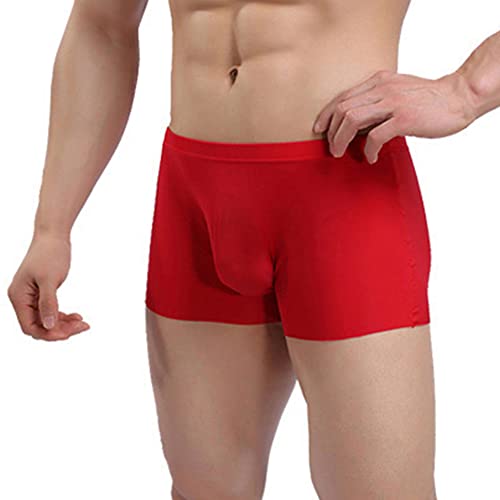 1-5Pack Men'S Compression Shorts Sexy Transparent Seamless Low Rise Underwear Tights Shorts Underwear2