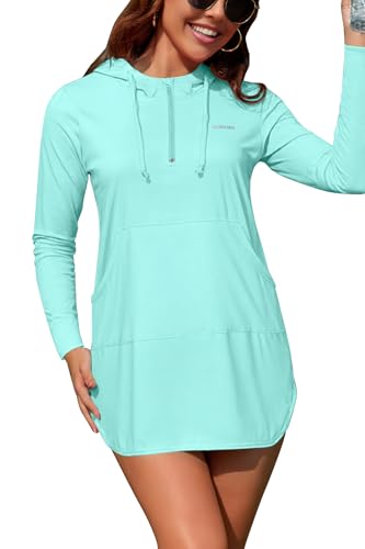 Camisas de manga larga para mujer ideales para tardes de playa y travesías en barco