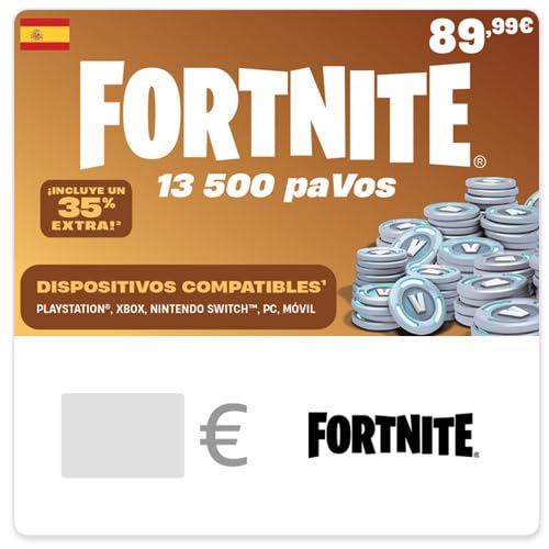 Epic Games Fortnite 13.500 V-Bucks 89,99 EUR - para España - por correo electrónico