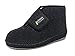 Produktbild SCHAWOS Herren Filz Hausschuh 6060 warm gefüttert Schurwolle Klettverschluss Hausstiefel (40 EU, Schwarz, Numeric_40)