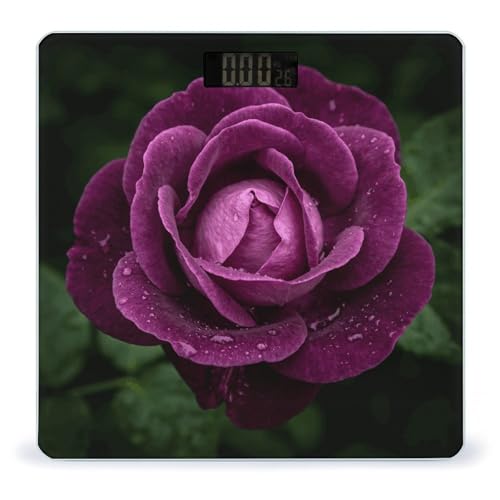 Báscula Digital de Baño Deep Purple Rose 400lb Capacidad miniatura 1