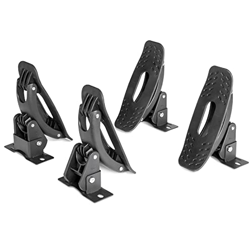 Aa-Racks Jetty Saddle Rack For Kayak Carrier Canoe With Stainless Steel Base, Ratchet Straps, Ratchet Bow And Stern Tie Down Straps & Anchor Straps #TOP25